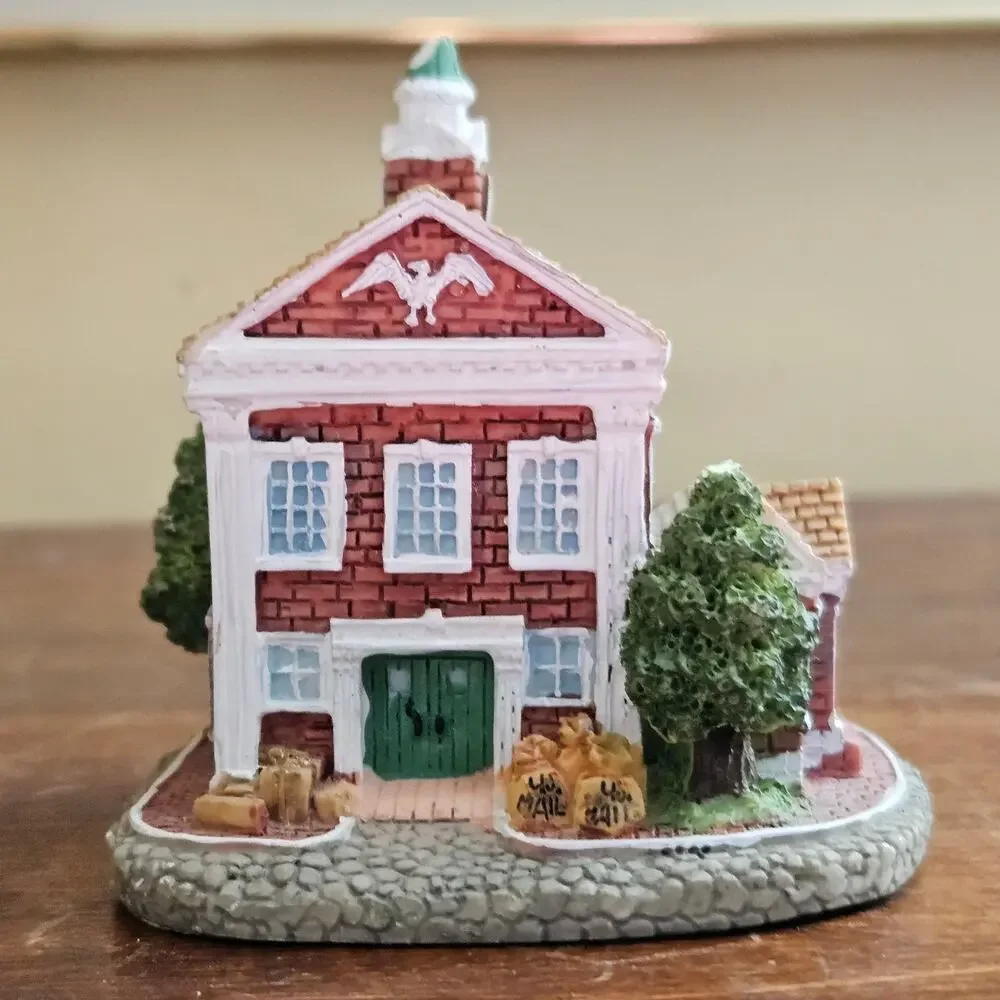 Liberty Falls Post Office AH107 (1996) | Vintage Miniature Village Building